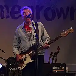 Bradley performing with The Undertones in 2022