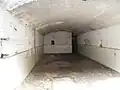 The battery casualty clearing station, once storage facility
