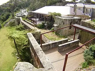 Former officers residence and barrack, now a restaurant