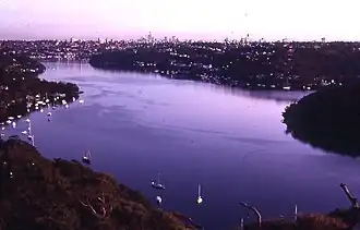 View of Middle Harbour from Seaforth