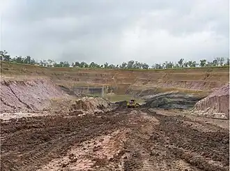Middlemount coal mine, 2011