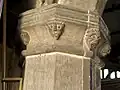 Detail of carving on one of the pillars