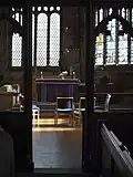 Distant view of the South Altar