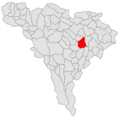 Location in Alba County