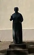 Miina Härma monument at Miina Härma Gymnasium