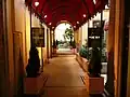 An arcaded boutique in Via Monte Napoleone