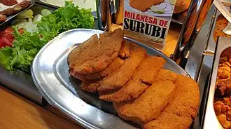 Milanesa de surubí