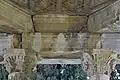 Gümüşkesen in Milas detail of ceiling and capitals