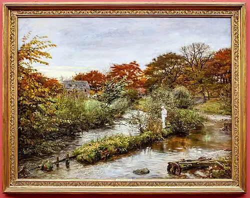 Flowing to the River by John Everett Millais