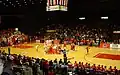 Interior during a men's basketball game