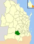 Location within Queensland