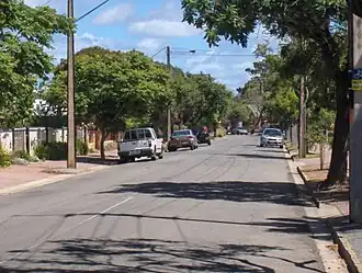Millswood Crescent, looking towards the south-west