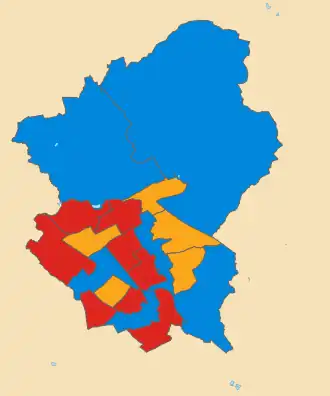 2018 results map
