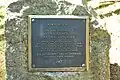 NPS plaque designating the landmark