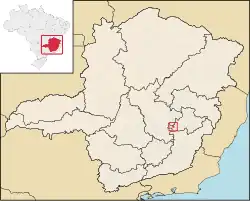 Location of João Monlevade