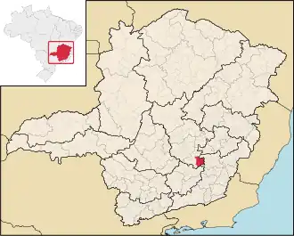 Location in Minas Gerais