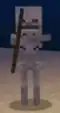 A skeleton aiming its bow at the player.