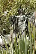Minerva Statue, Main Entrance of the Biblioteca Luis Angel Arango