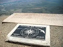 The launching platform for hang gliding on Mingus Mountain