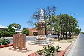 War memorial on Main St.