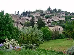A general view of Mirmande