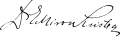 Patriarch Miron of Romania's signature