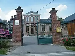 The town hall in Mirvaux