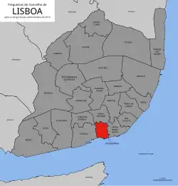 Location of Misericórdia