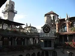 Clock overlooking the Spanish Wing
