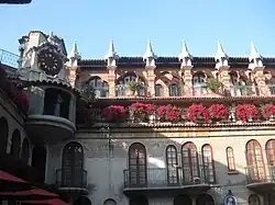 Inner courtyard of the inn