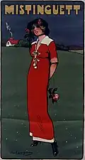 Mistinguett poster, 1911