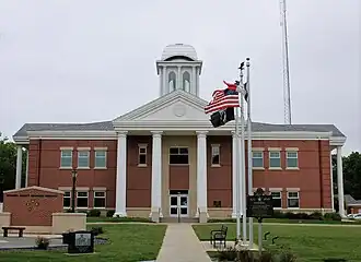The Mitchell County Courthouse in Osage