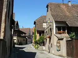 Street in Mittelbergheim