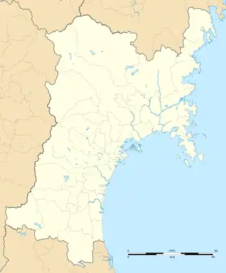 Hebita Station is located in Miyagi Prefecture