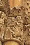 St John the Baptist Church capital: Daniel and the Lion