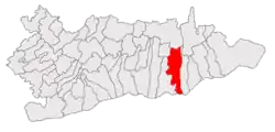 Location in Călărași County