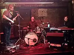 Modern Studies performing at the Eagle Inn, Salford, 2022