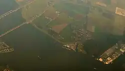 Moerdijk, viewed toward the southeast in September 2017
