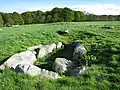 Reconstructed stone cist (Late Stone Age)