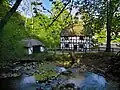 At Skovmøllen water mill in Moesgård Forest