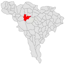 Location in Alba County
