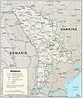 Image 8A map of Moldova, 2001