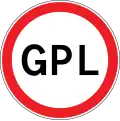 No vehicles equipped with gas supply system