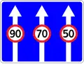 Lane directions