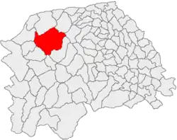 Location in Suceava County