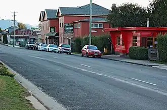 Mole Creek Hotel and post office.