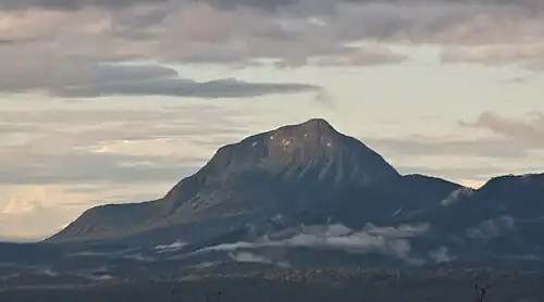 A tepui with a peak