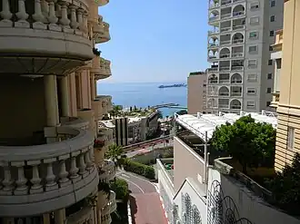 A view of the Mediterranean in La Rousse