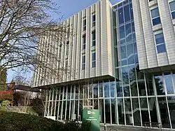 Picture of large modern four storey building