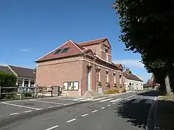 The town hall in Le Mont-Saint-Adrien